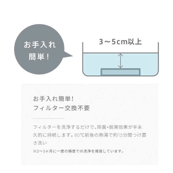 ターンド・ケイ 光触媒/パーソナル空間除菌・脱臭機 首掛けタイプ MY