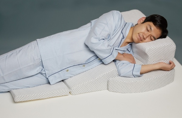 いびき対策快眠枕シリーズ 横向き寝専用枕「スノーレスピロー