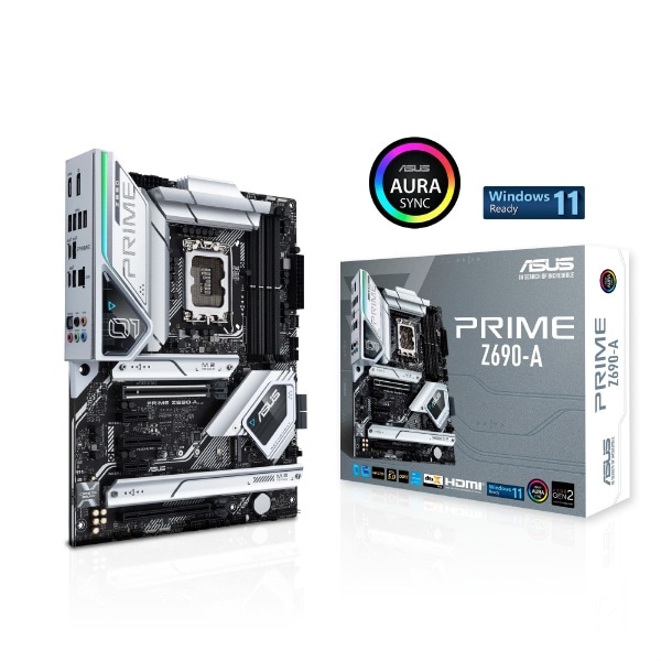 ゲーミングマザーボード PRIME Z690-A ホワイト [ATX /LGA1700