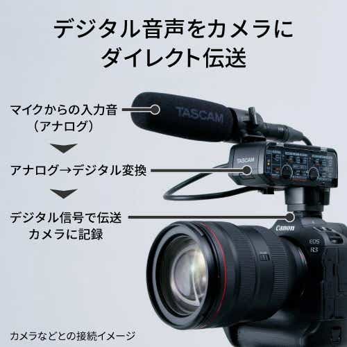 TASCAM CA-XLR2d-C ミラーレスカメラ対応 XLRマイクアダプター 