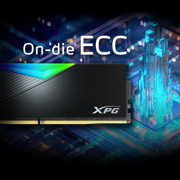 増設メモリ XPG LANCER RGB DDR5-5200 ブラック AX5U5200C3816G