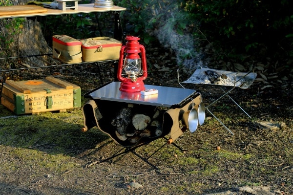 ファイヤーサイドテーブル Fire side Table(幅500x奥行380x高さ330mm