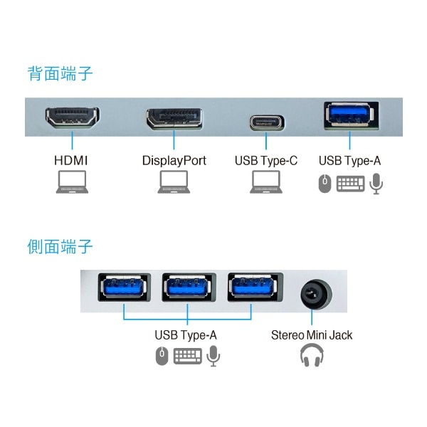USB-C接続 PCモニター FlexScan ブラック EV2781-BK [27型 /WQHD(2560