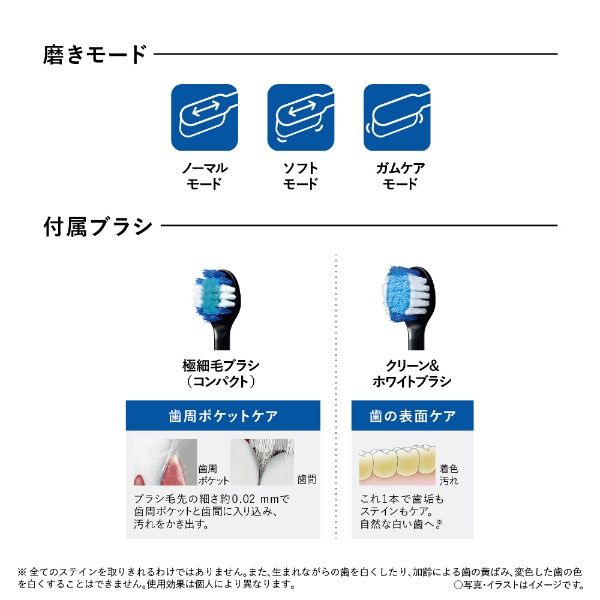 電動歯ブラシ Doltz（ドルツ） グレー EW-DA46-H [振動式 /AC100V-240V