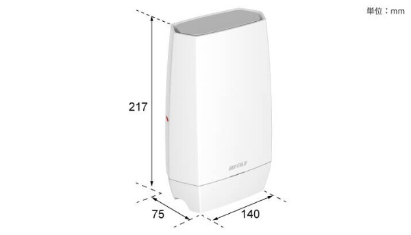 Wi-Fiルーター AirStation ホワイト WNR-5400XE6 [Wi-Fi 6E(ax) /IPv6