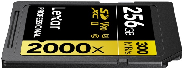 Lexar SDXCｶｰﾄﾞ 256GB 2000x UHS-II U3 V90 Professional 2000x(UHS-II