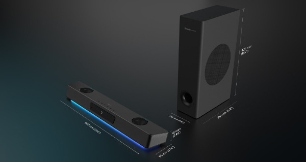 SP-SBKV2X-A ゲーミングサウンドバー Bluetooth＋USB-A接続 Sound