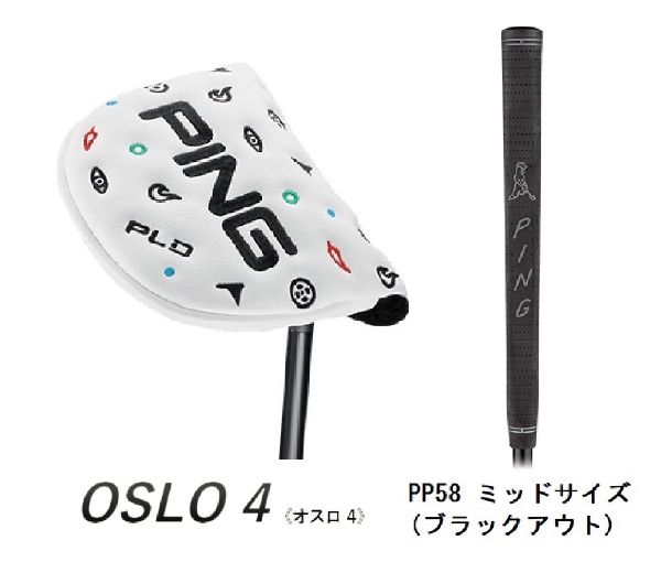 パター PLD MILLED PUTTER 2023 OSLO 4 マットブラック オスロ4 35 ...