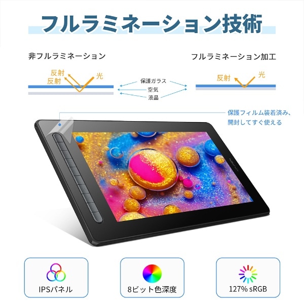 JPCD160FH_PK 液晶ペンタブレット [15.4型] Artist 16セカンド(Chrome