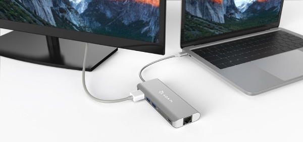 USB-C オス→メス SDカードスロット / HDMI / LAN / USB-Aｘ2 / USB-C