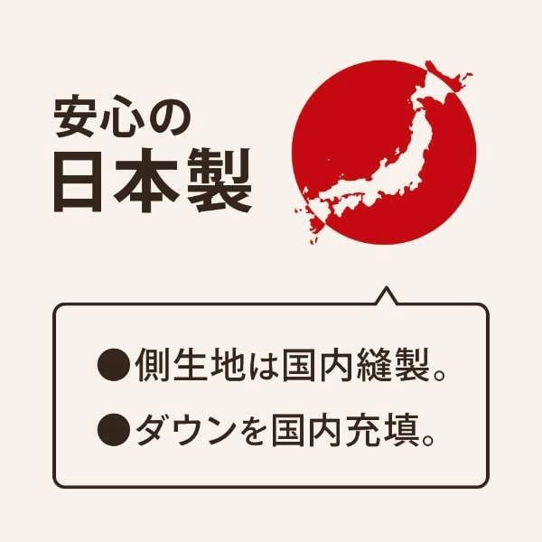 アウトレット】肌掛け羽毛布団「生毛ふとん」 PR310-B2 [キングロング