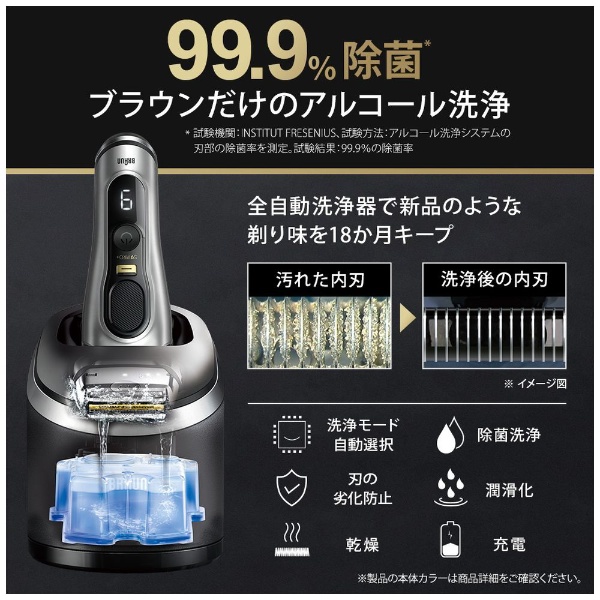 シリーズ9 PRO+ 電気シェーバー【6in1アルコール洗浄システム付き ...