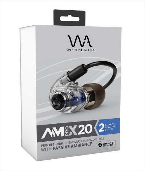 イヤホン カナル型 ユニバーサルアンビエントIEM クリアー WA-AM-PRO