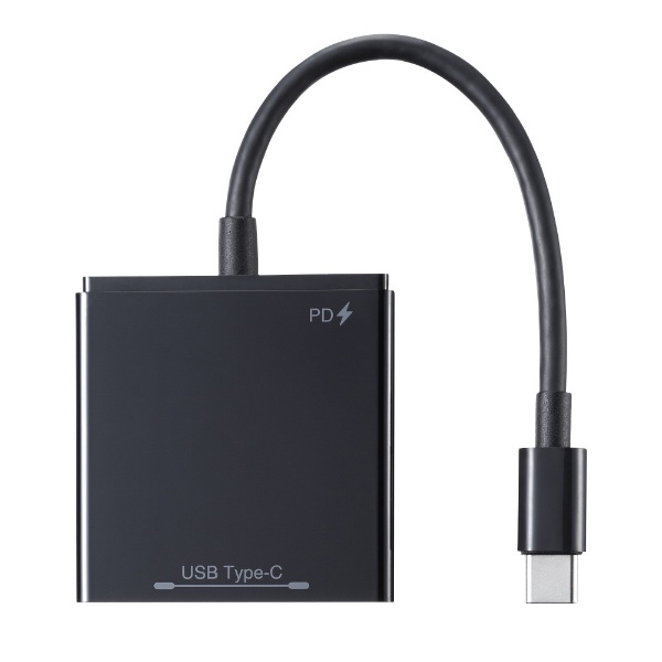 USB-3TCP12BK USB-Cハブ (Chrome/Android/iPadOS/Mac/Windows11対応