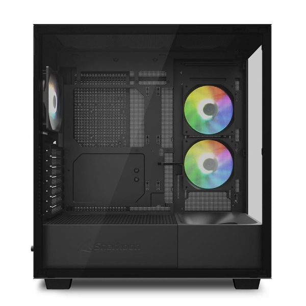 PCケース [ATX /Micro ATX /Mini-ITX] REBEL C60 RGB BK ブラック