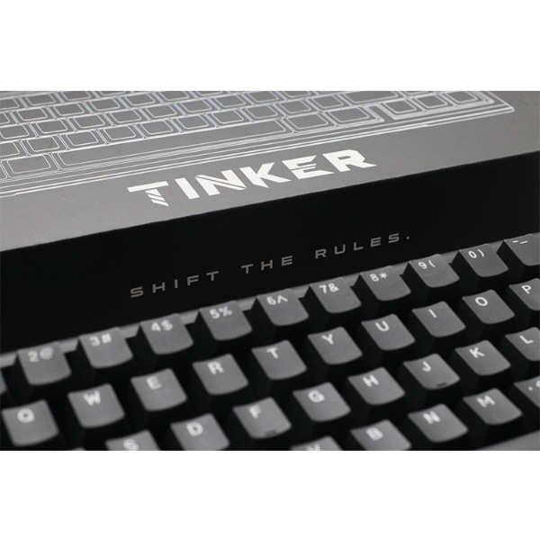 ゲーミングキーボード ProjectD Tinker 65 (Cherry RGB シルバー軸