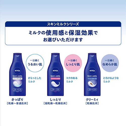 NIVEA（ニベア）スキンミルク 200g さっぱり(ブルー): ビックカメラ