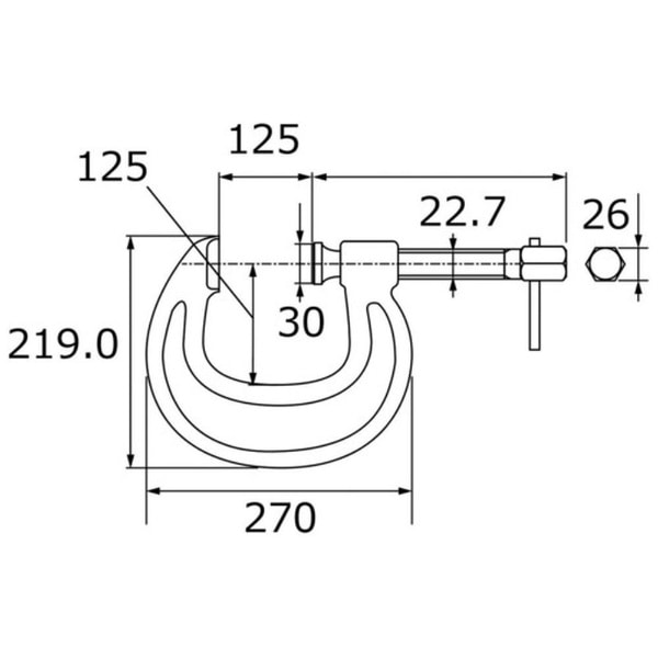 強力C型シャコ万力 125mm C125(C125): ビックカメラ｜JRE MALL