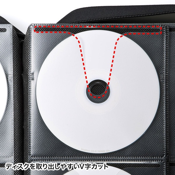 DVD・CDセミハードケース 96枚収納 ブラック FCD-WL96BK(ブラック): ビックカメラ｜JRE MALL