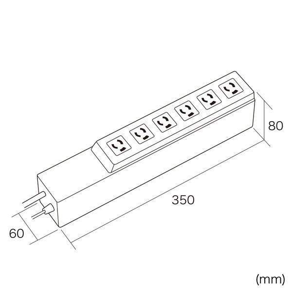 タイマー付きタップ(抜け止めタイプ) TAP-RT1 [3.0m /6個口 /スイッチ