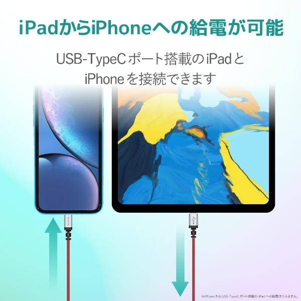 iPhone 充電ケーブル Type-C ライトニングケーブル 1.2m PD 対応 MFi