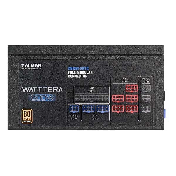 PC電源 WATTTERA 800W ZM800-EBTII [ATX /Gold](ブラック