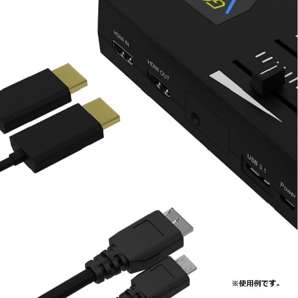ゲームキャプチャー〕USB3.0接続 Ragno4 ブラック SD-U3CUP-G(ブラック