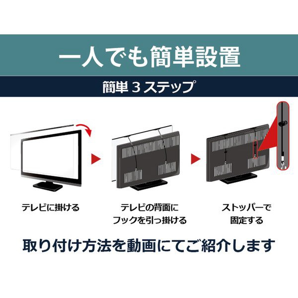 C2AWGE20653352 液晶テレビ用保護パネル ワイドガード【65V型対応