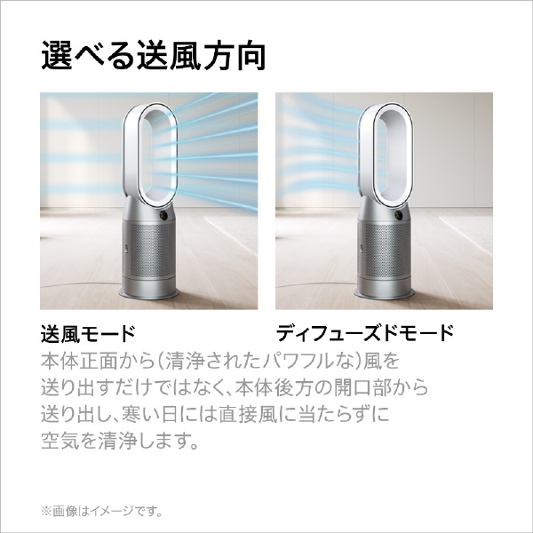 空気清浄ファンヒーター Dyson Purifier Hot + Cool ホワイト/シルバー