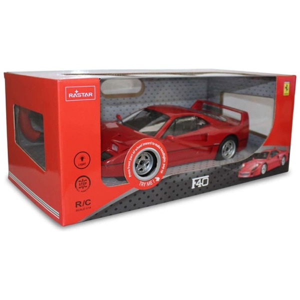 RC 1/14 フェラーリF40 赤(RCﾌｪﾗｰﾘF40ｱｶ): ビックカメラ｜JRE MALL