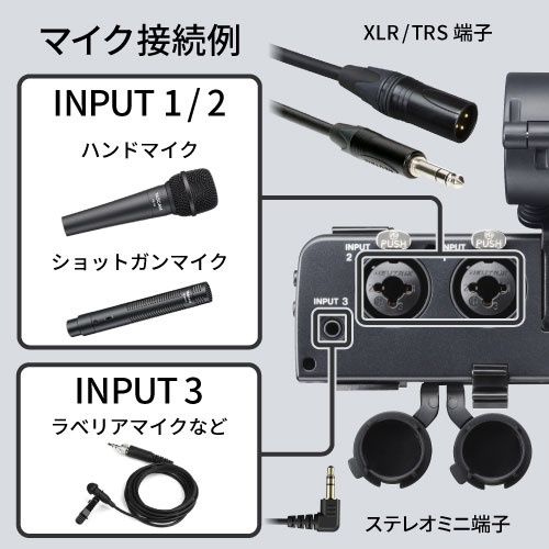 TASCAM CA-XLR2d-C ミラーレスカメラ対応 XLRマイクアダプター