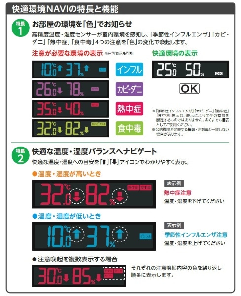 掛け置き兼用時計【交流式デジタル（白色LED表示）】 白 DL217W [電波