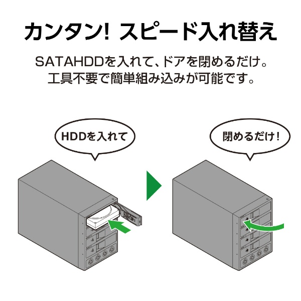 HDD/SSDケース USB-A接続 裸族のカプセルホテル Ver.3 ブラック