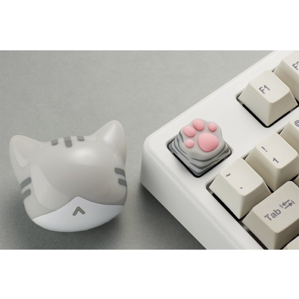 キーキャップ〕ABS Kitty Paw Keycap for Cherry MX Switches 猫の肉球