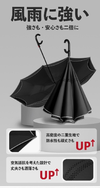 圧倒的な大きさで雨を凌げる！ 従来の傘の概念を覆す！GeeBrella Ultra