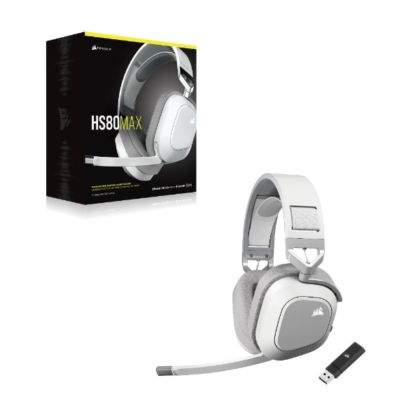 CA-9011296-AP ゲーミングヘッドセット HS80 MAX Wireless White