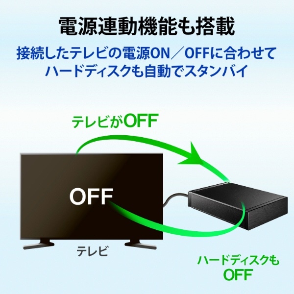 HDD-UT6KB 外付けHDD USB-A接続 パソコン/テレビ録画両対応(Chrome/Mac