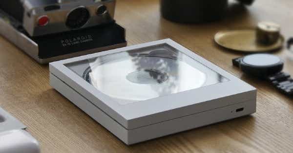 ワイヤレスCDプレーヤー Instant Disk Audio ホワイト CP1-001(W