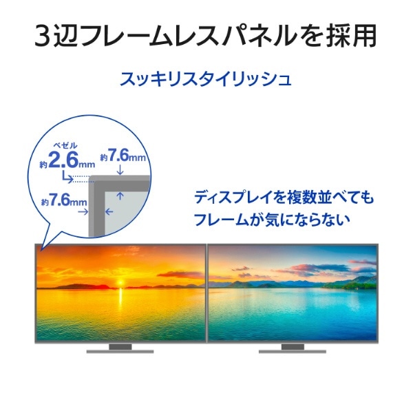 USB-C接続 PCモニター ホワイト LCD-C271DW [27型 /フルHD(1920×1080