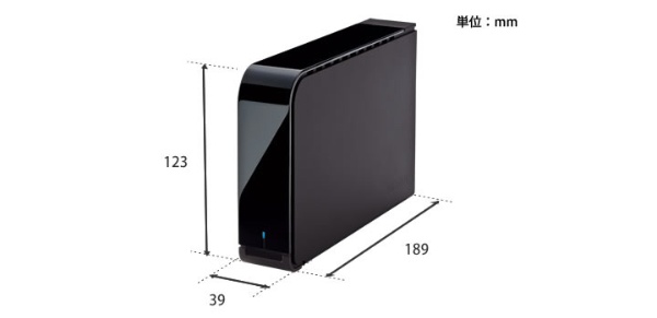 HD-LX3.0U3D 外付けHDD ブラック [3TB /据え置き型][HDLX3.0U3D