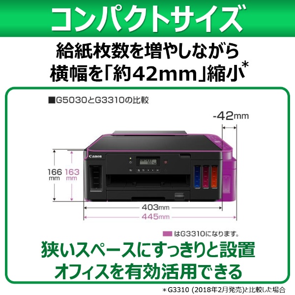 G5030 インクジェットプリンター GIGATANK [カード／名刺～A4][ハガキ