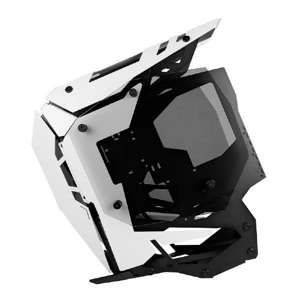 強化ガラス採用 ATX対応 オープンフレームPCケース Torque Black/White