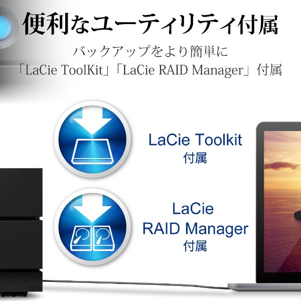 STHJ28000800 外付けHDD USB-C接続 2big RAID(Mac/Windows11対応