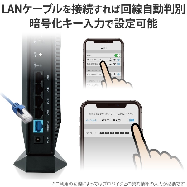 Wi-Fiルーター 2402+800Mbps (Android/iOS/Mac/Win) ブラック WRC