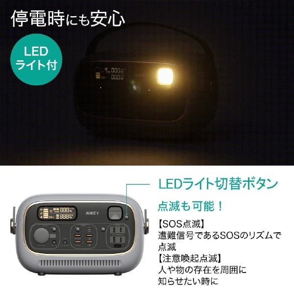 ポータブル電源 PowerStudio 300 ホワイト PS-RE03-WT [9出力 /DC・USB