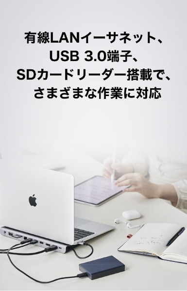 USB-C オス→メス カードスロットｘ2 / HDMI / VGA / DisplayPort