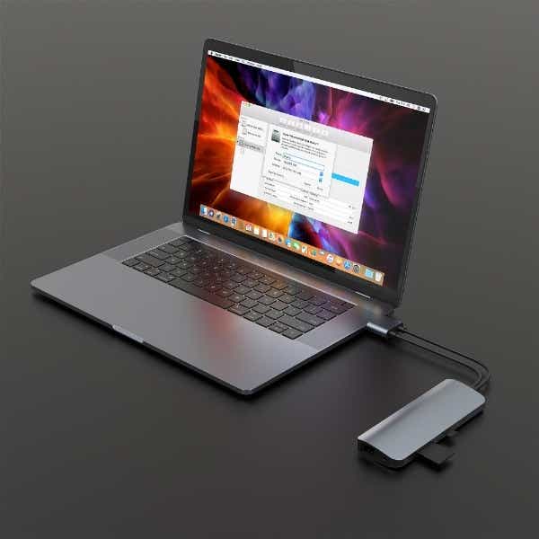 MacBook Pro / Air対応 USB-Cｘ2［USB-C オス→メス カードスロットｘ2