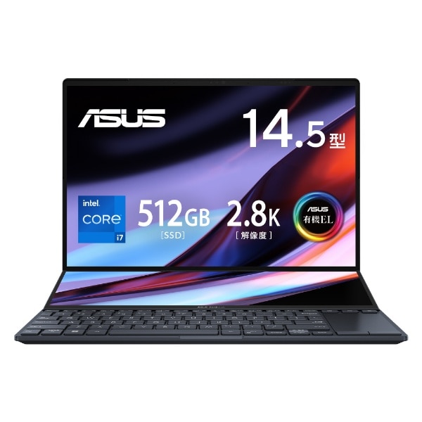 ノートパソコン Zenbook Pro 14 Duo OLED テックブラック UX8402ZA