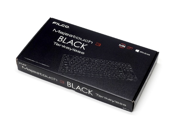 キーボード Majestouch 3 BLACK テンキーレス 日本語かななし(青軸