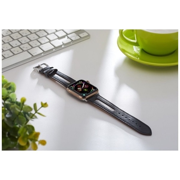 本革バンド スカイライト for Apple Watch 38/40/41mm ブラック